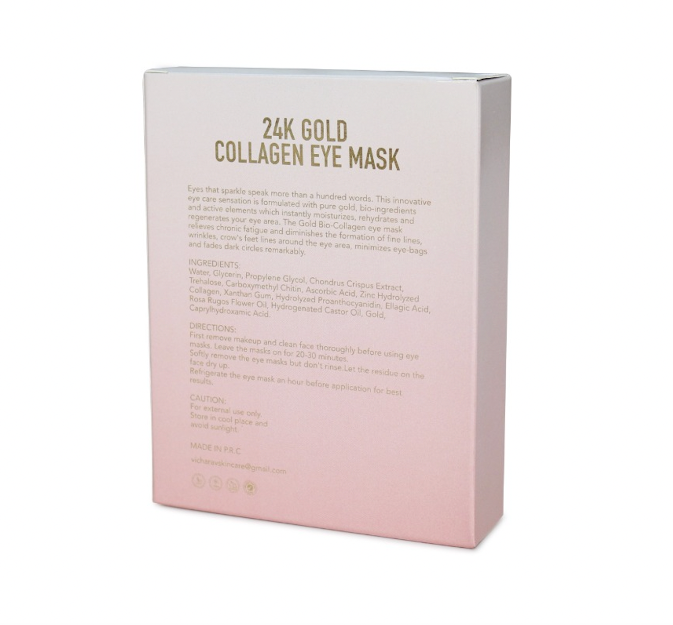 24K Gold Collagen Eye Mask